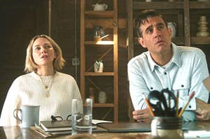 Watts and Cannavale in "The Watcher"