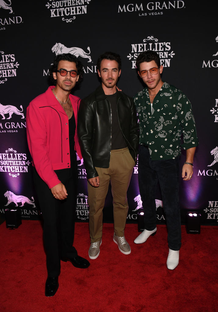 the jonas brothers on the red carpet