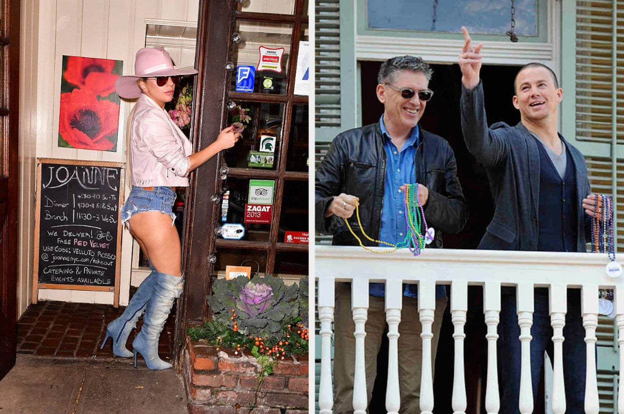 Lady Gaga and Channing Tatum at their restaurants