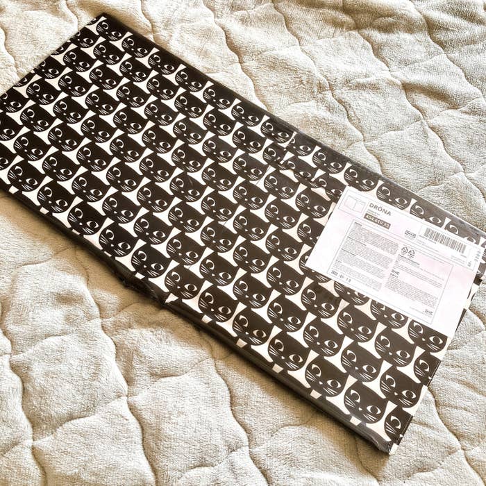 IKEA（イケア）のオススメの収納アイテム「DRÖNA ドローナボックス, ホワイト/ブラック 模様入り, 33x38x33cm」