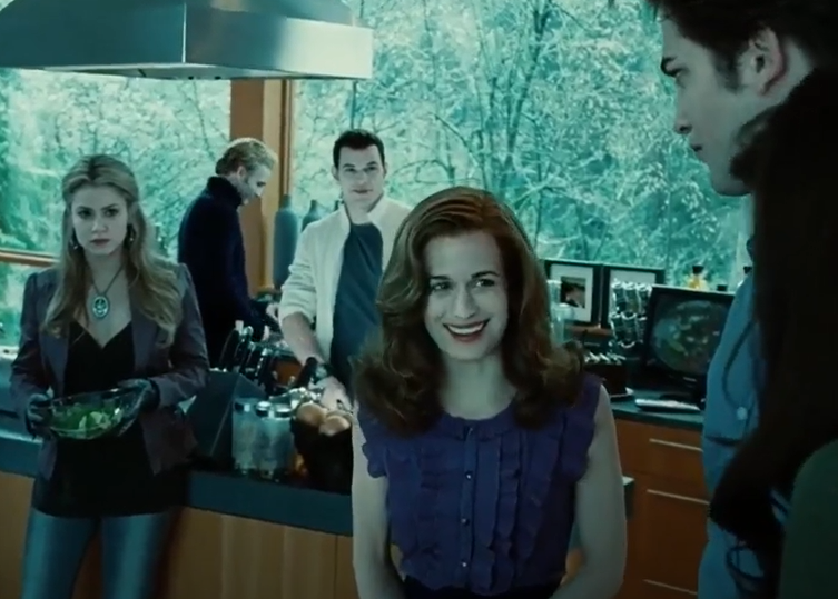 Escena en donde Bella va a la casa de los Cullen