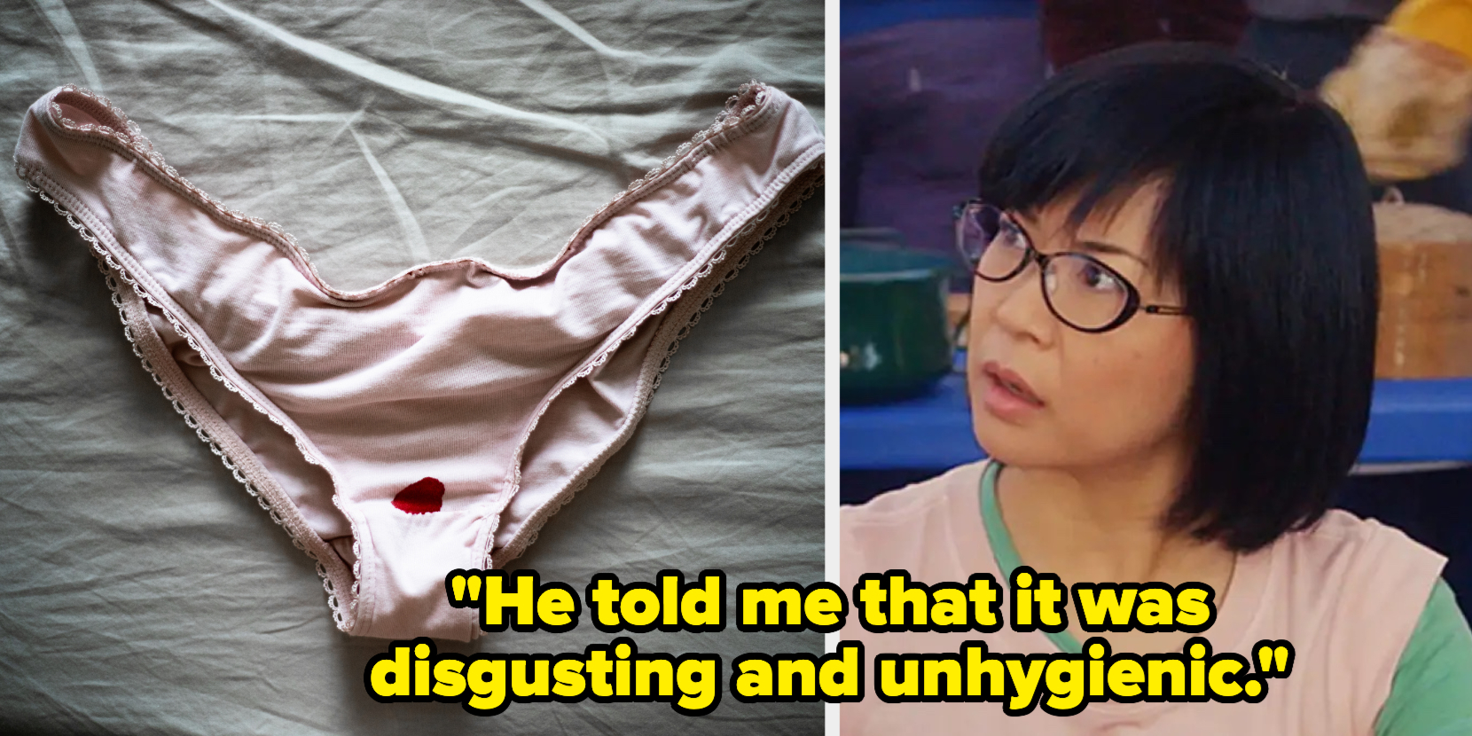 My boyfriend shamed me over my period panties and I'm so