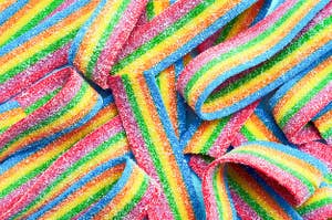 sour rainbow gummy candy
