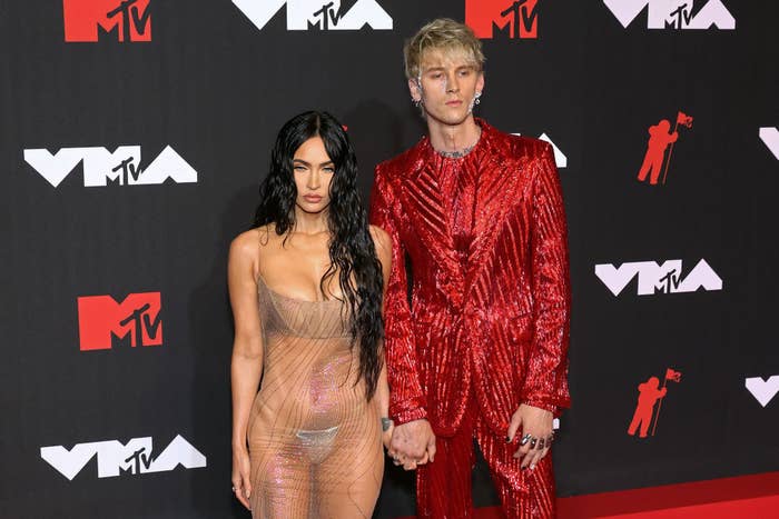 the couple on the red carpet