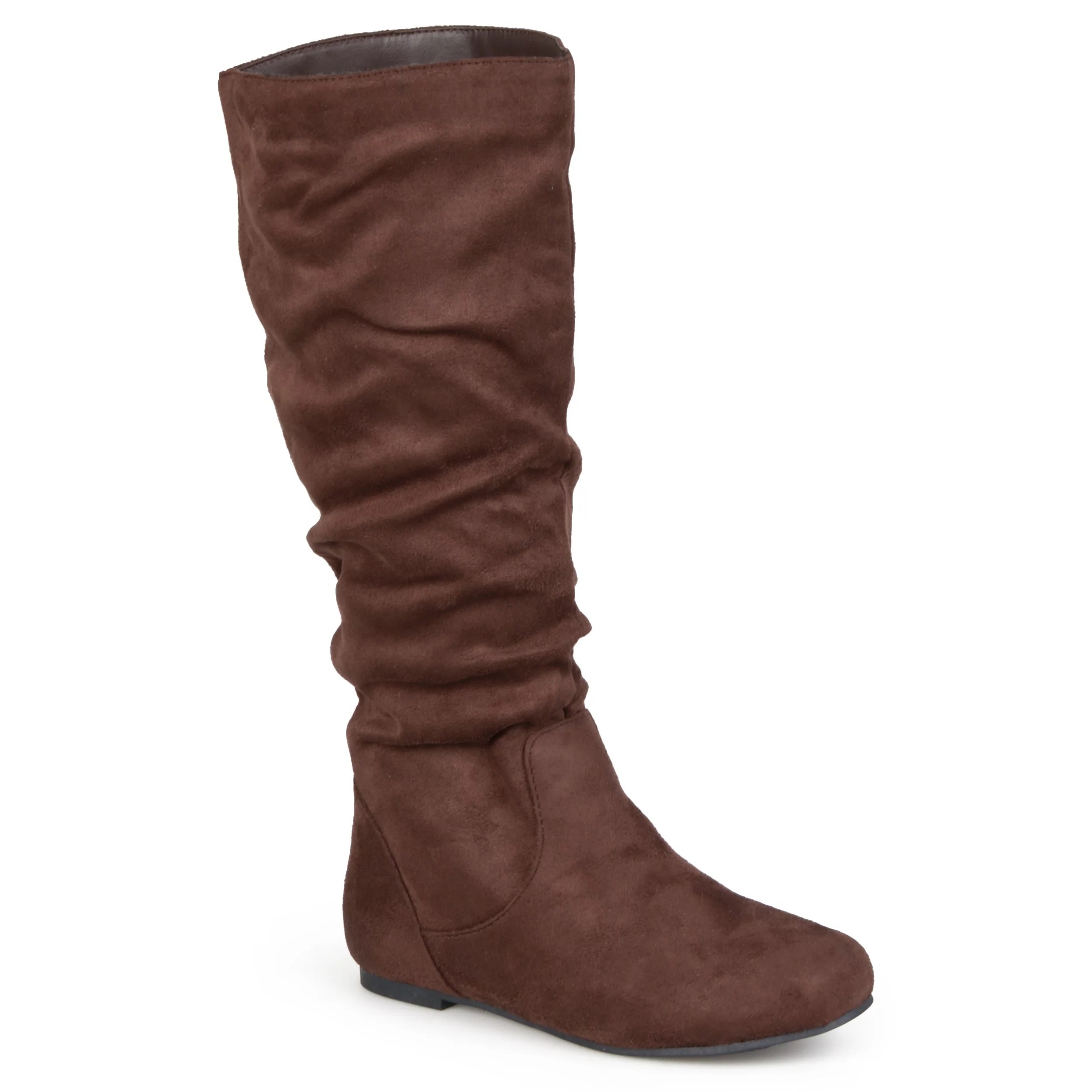 A tall brown boot