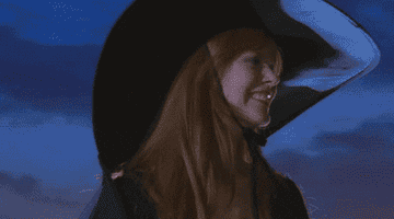 Nicole Kidman dressed as a witch in practical magic