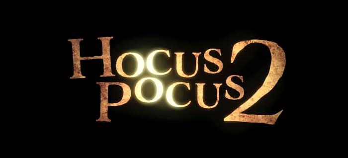 the title card for Hocus Pocus 2