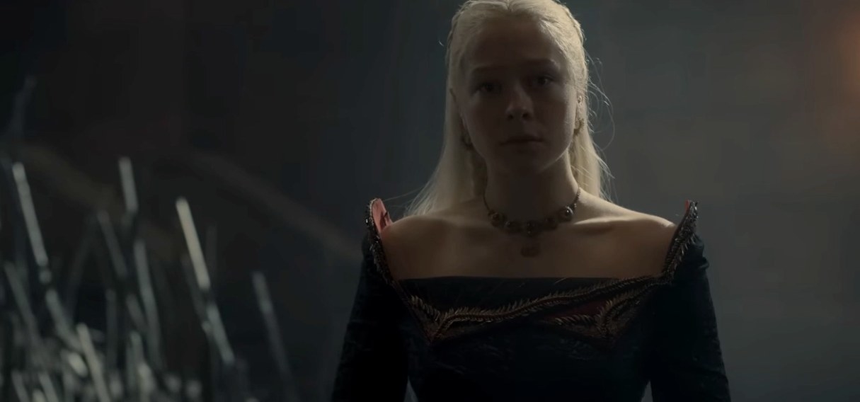 Rhaenyra near the Iron Throne