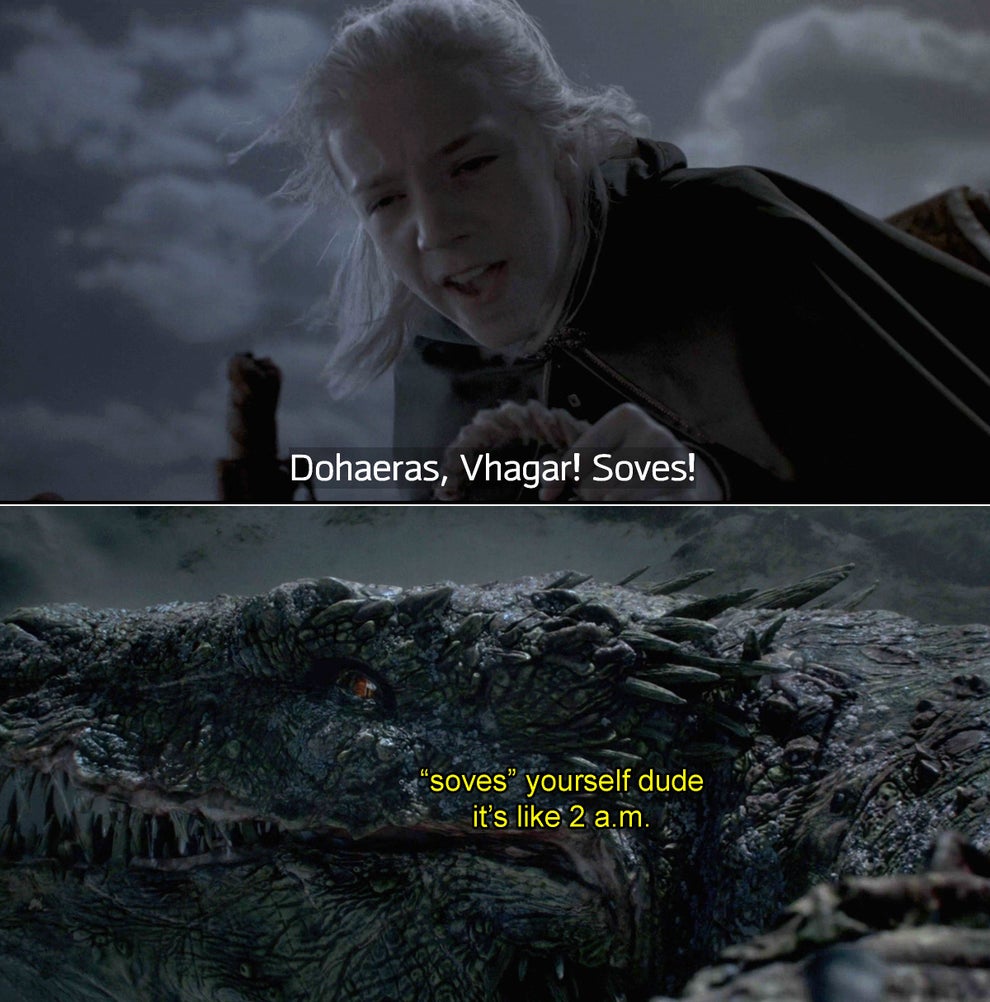 My dragon brings fear in all free cities. Where is yours?” “Oh, here he is”  : r/Silmarillionmemes