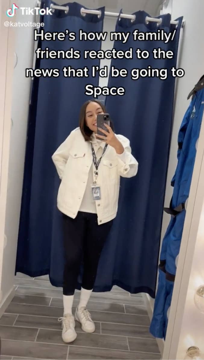Screenshot of TikTok by user @katvoltage