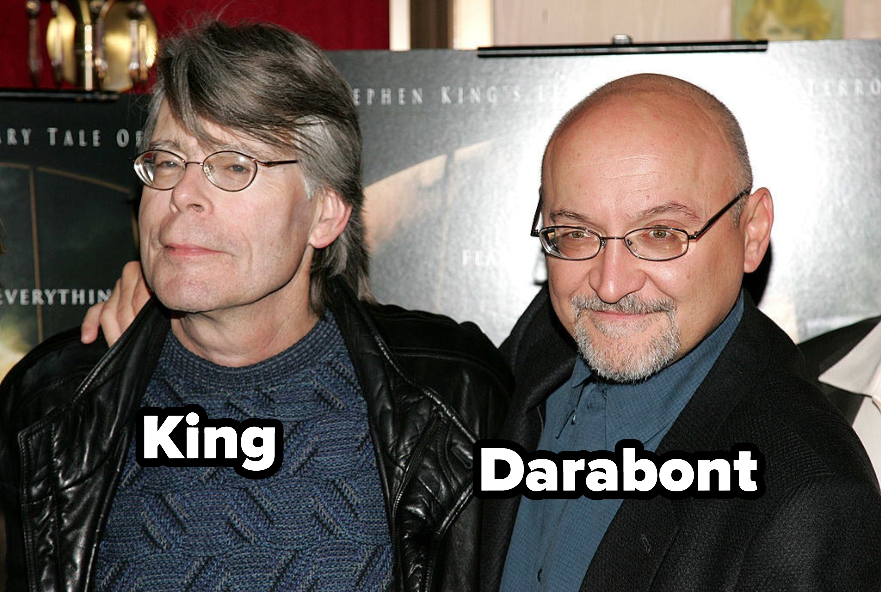 Stephen King and Frank Darabont