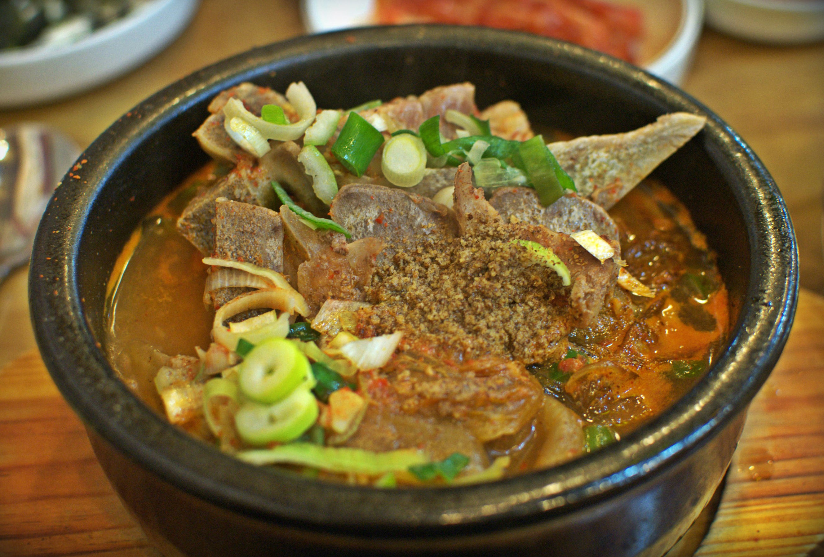 haejangguk made with pork