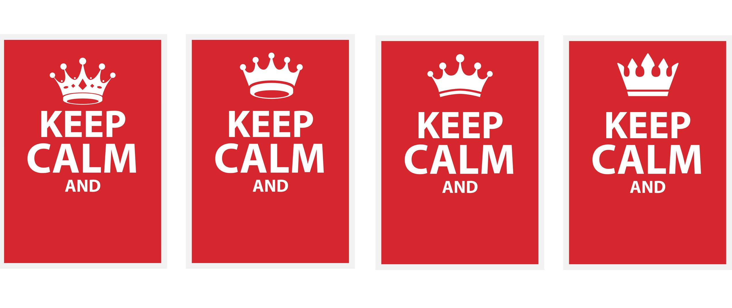 Keep Calm and logos