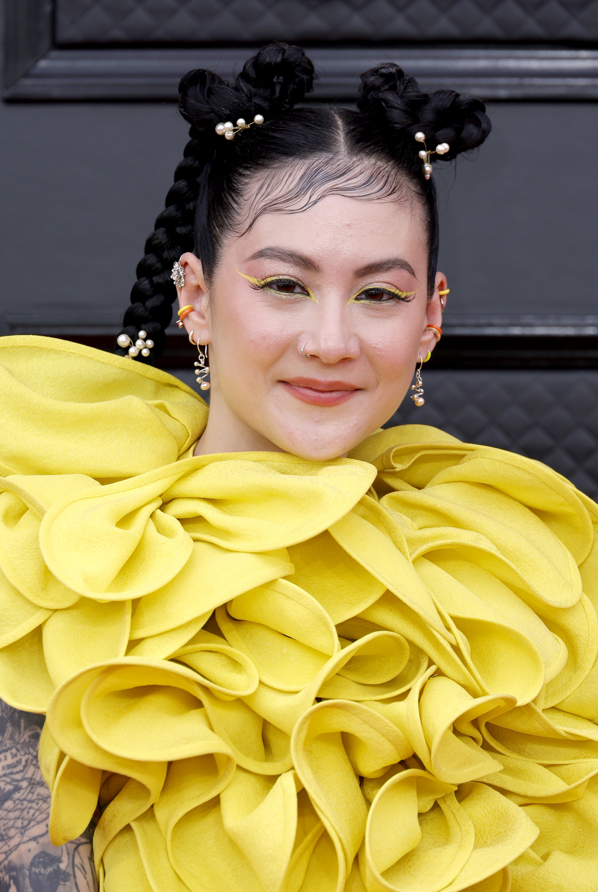 Japanese Breakfast attends the 64th Annual GRAMMY Awards at MGM Grand Garden Arena