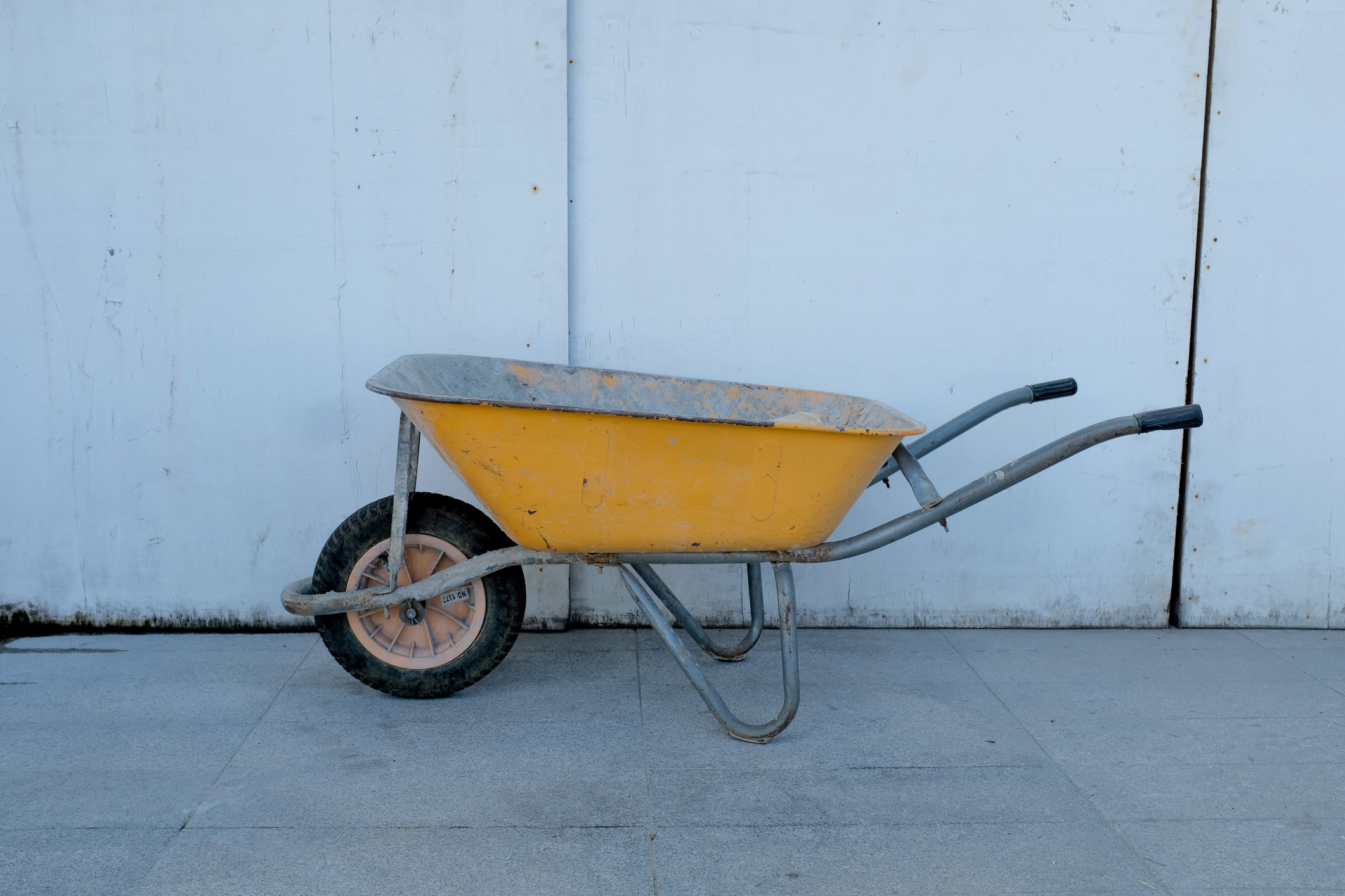 a wheelbarrow