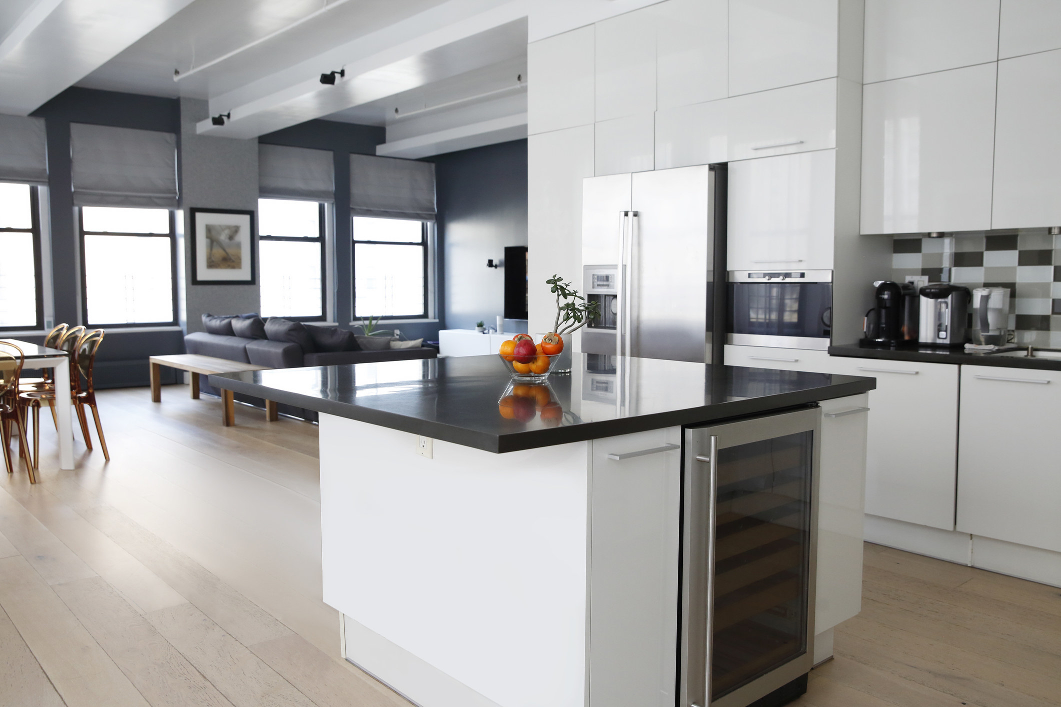 A luxury kitchen in a condo