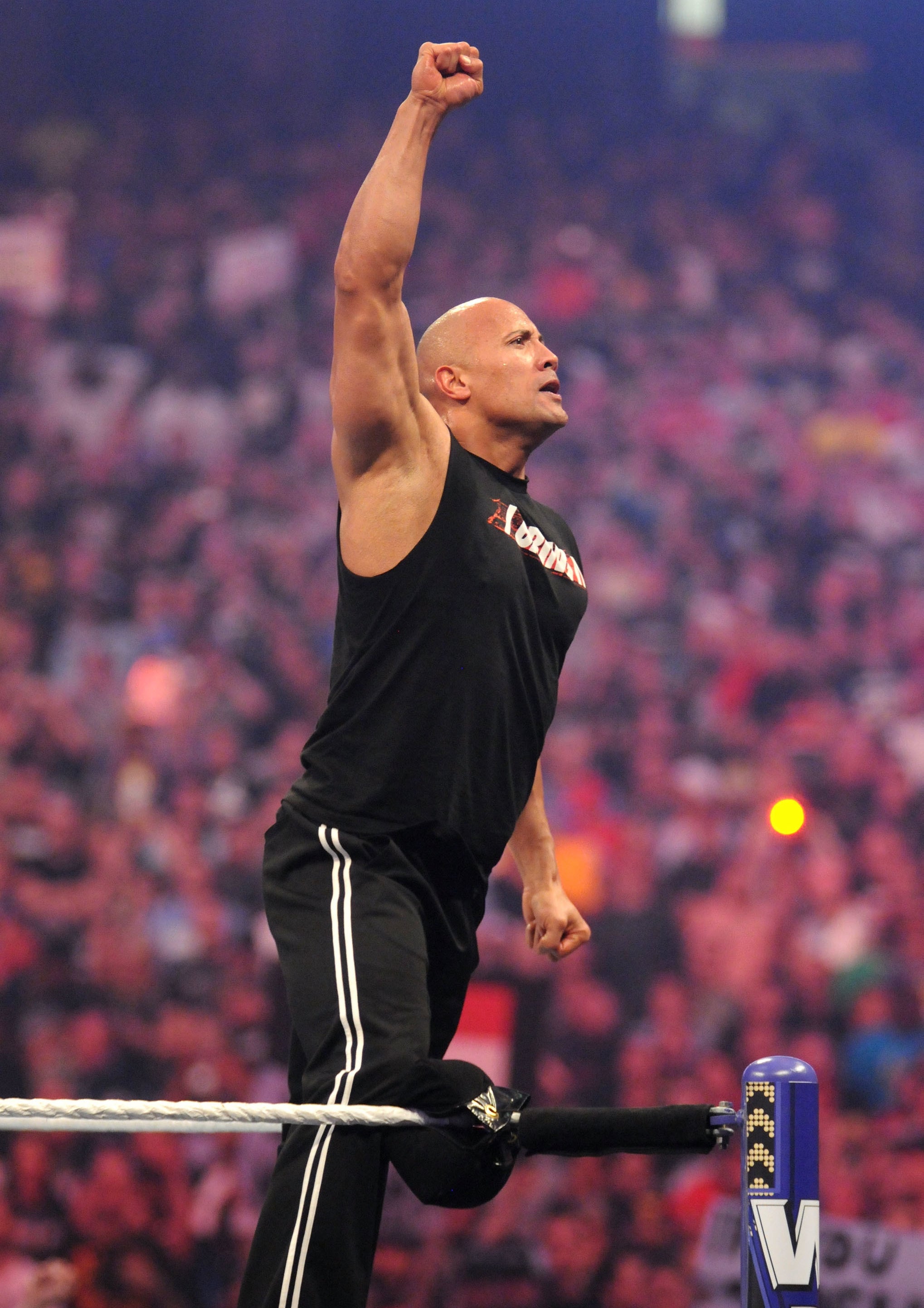 Dwayne &quot;The Rock&quot; Johnson at the WWE in 2011