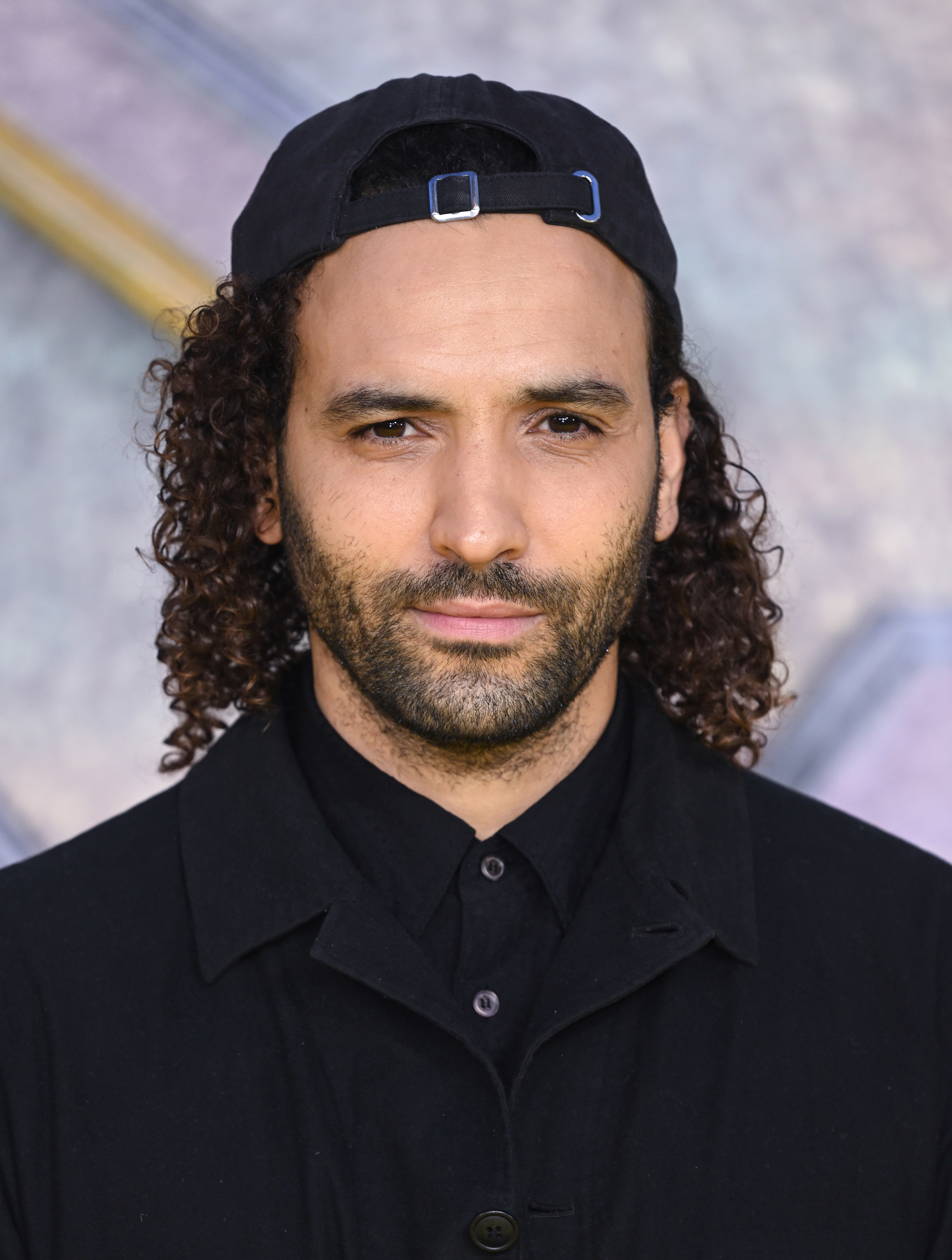 Marwan Kenzari on the red carpet for the Black Adam movie premiere