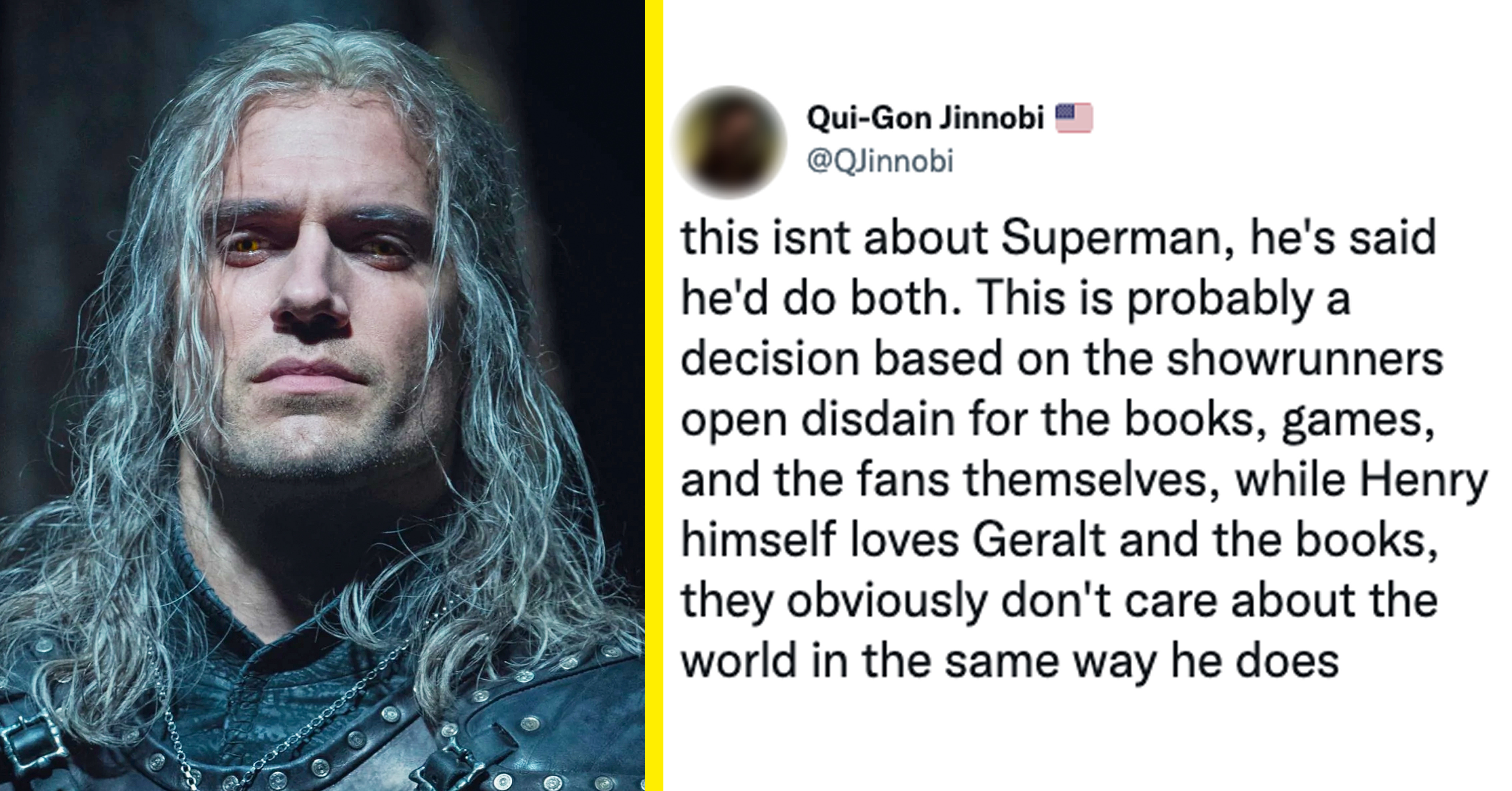 Henry Cavill Exiting 'The Witcher,' Liam Hemsworth Replaces Him as Geralt