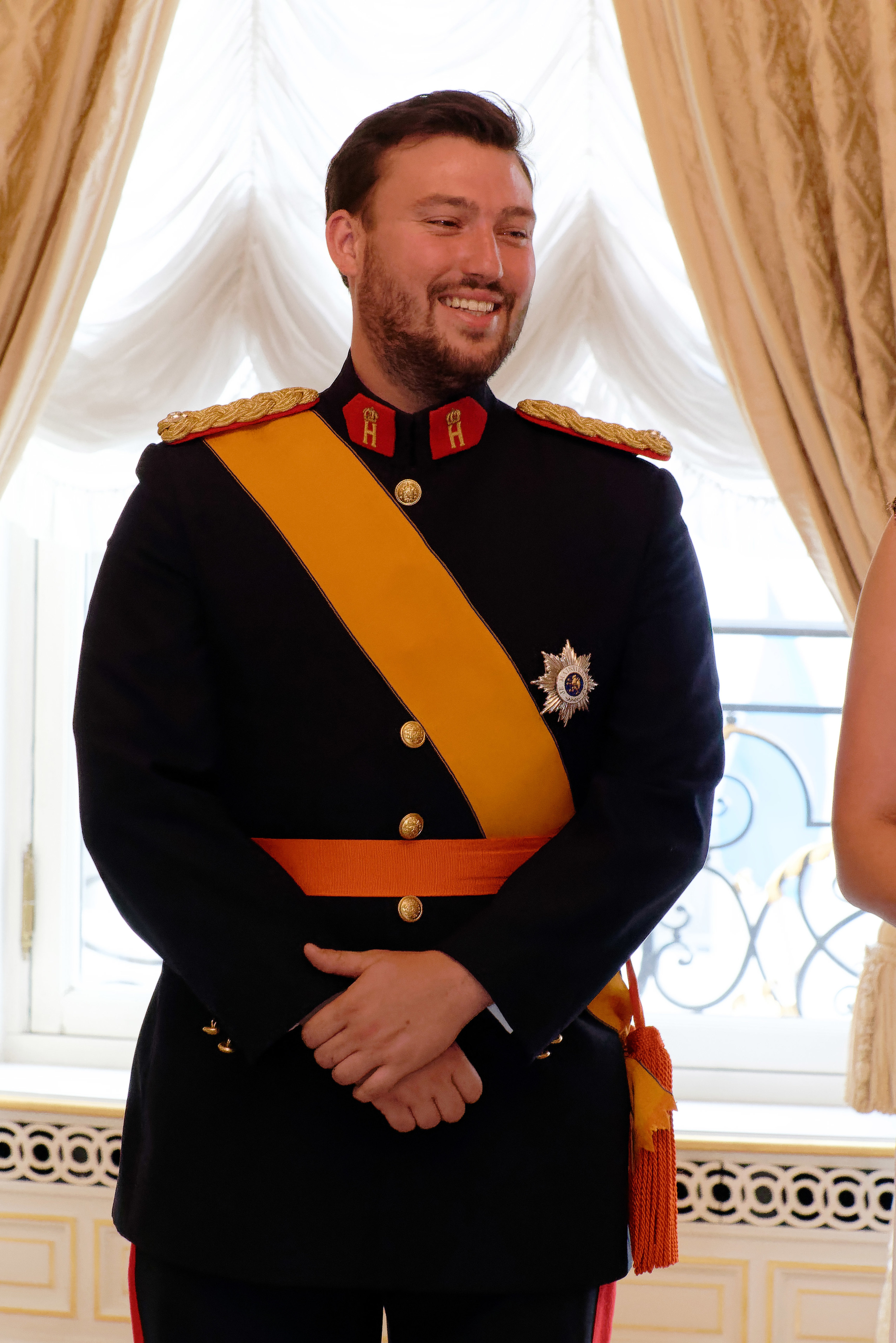 Prince Sebastien of Luxembourg during the reception at the Grand Ducal Palace on the National Day on June 23, 2019