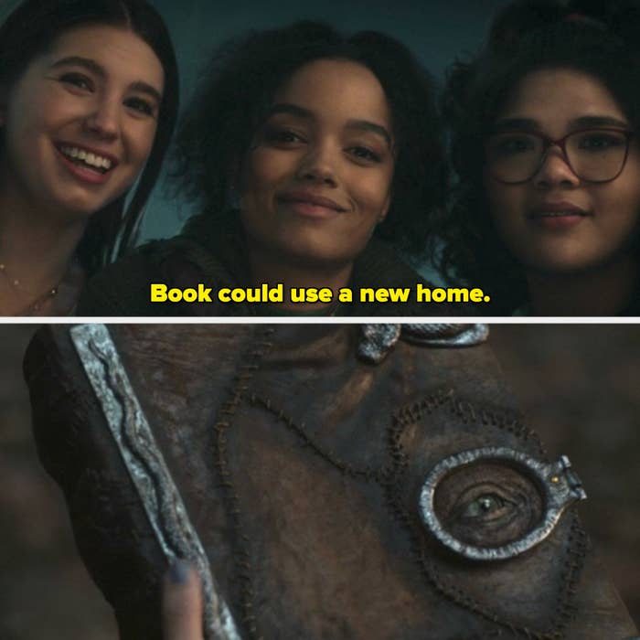 Becca, Izzy, and Cassie from "Hocus Pocus 2"