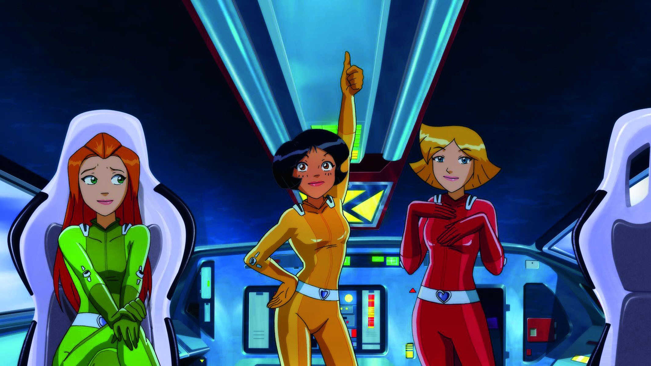 TOTALLY SPIES! LE FILM, from left: Sam, Alex, Clover, 2009