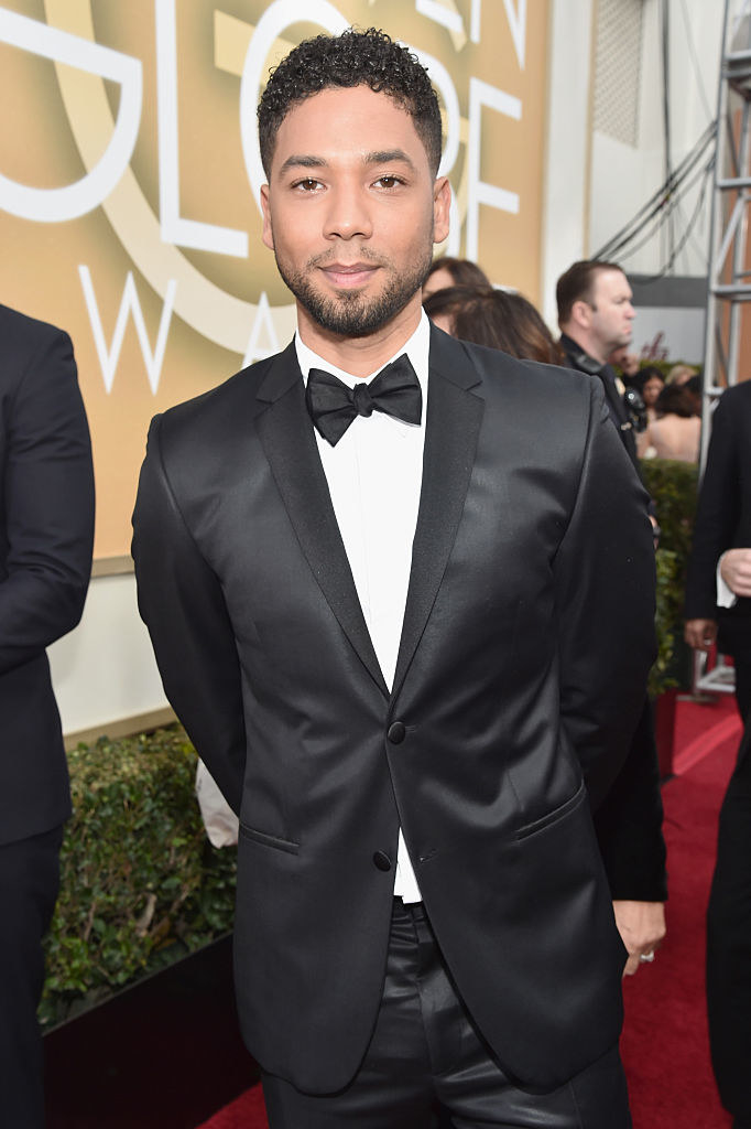 Jussie Smollett on the red carpet