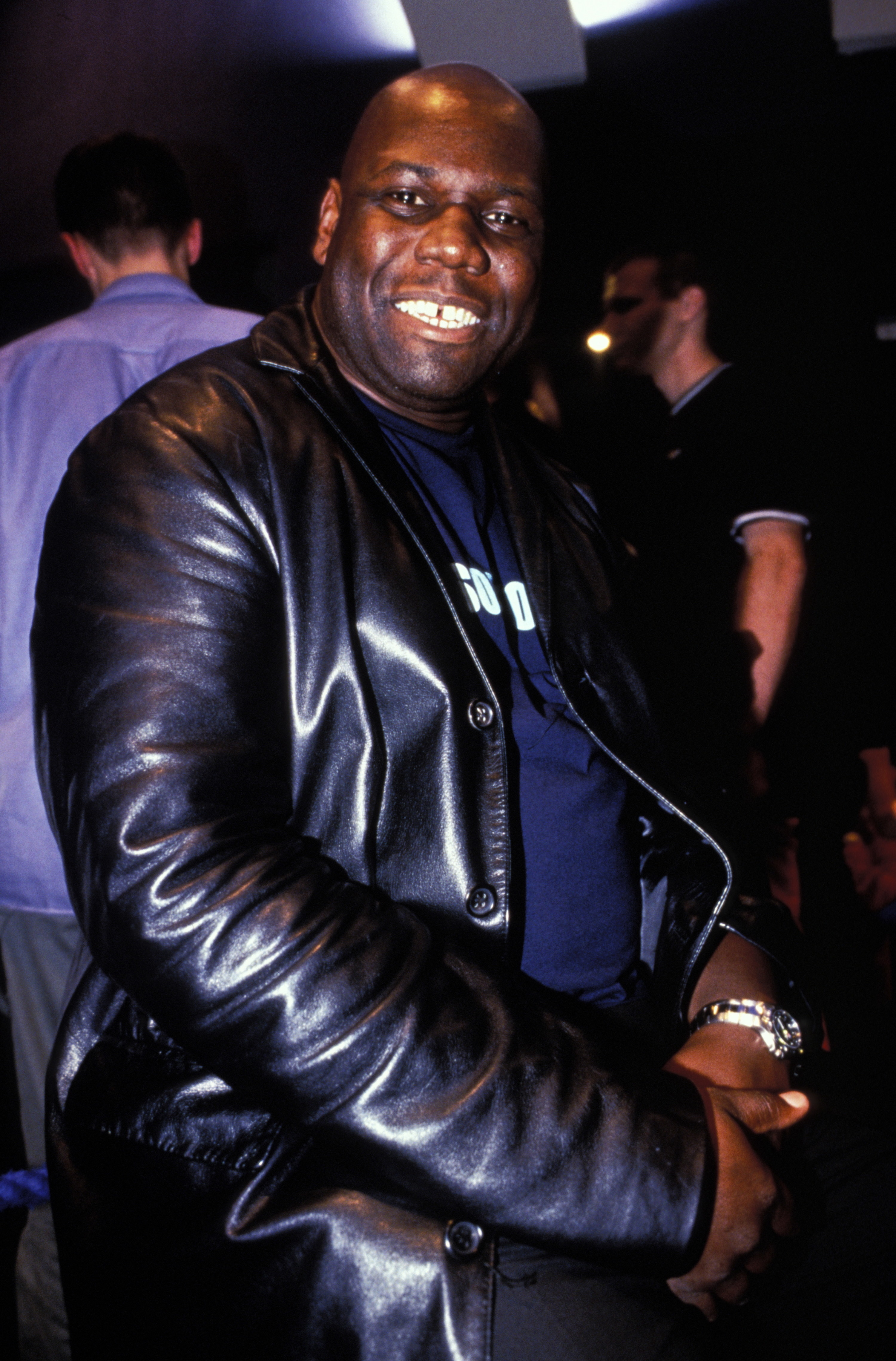 Carl Cox smiling at a party
