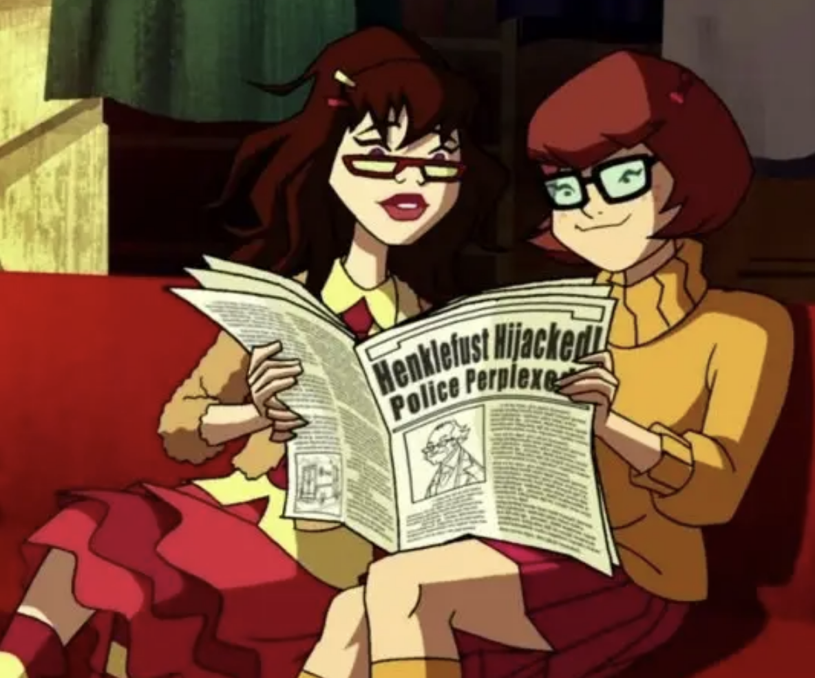 1184px x 986px - Velma Is A Lesbian In Trick Or Treat Scooby-Doo Movie