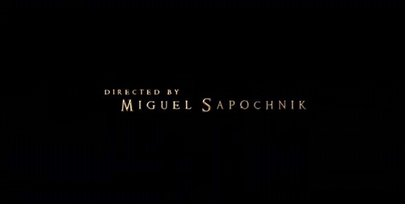 Screen credit saying directed by Miguel Sapochnik
