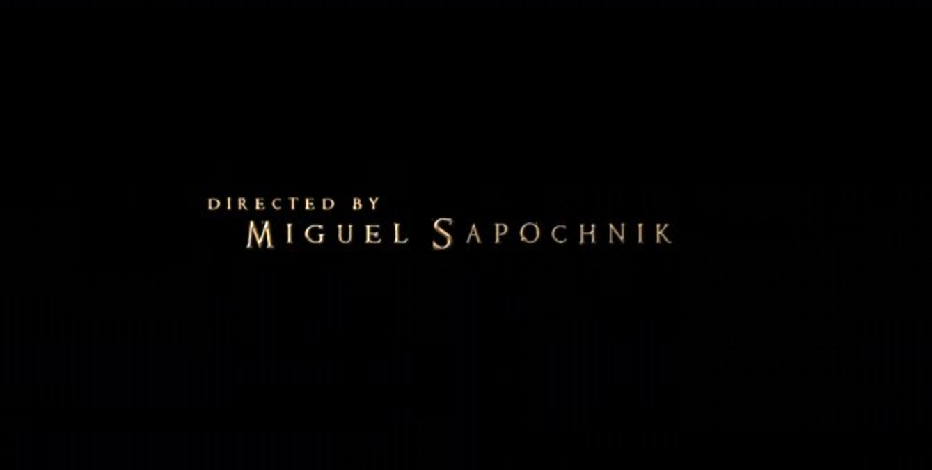 Screen credit saying directed by Miguel Sapochnik
