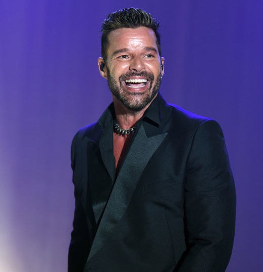 Ricky Martin smiling