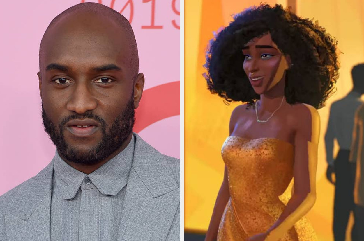 Virgil Abloh attends the CFDA Fashion Awards in June 2019, Meadow wears a glittering gold gown in &quot;Entergalactic&quot;