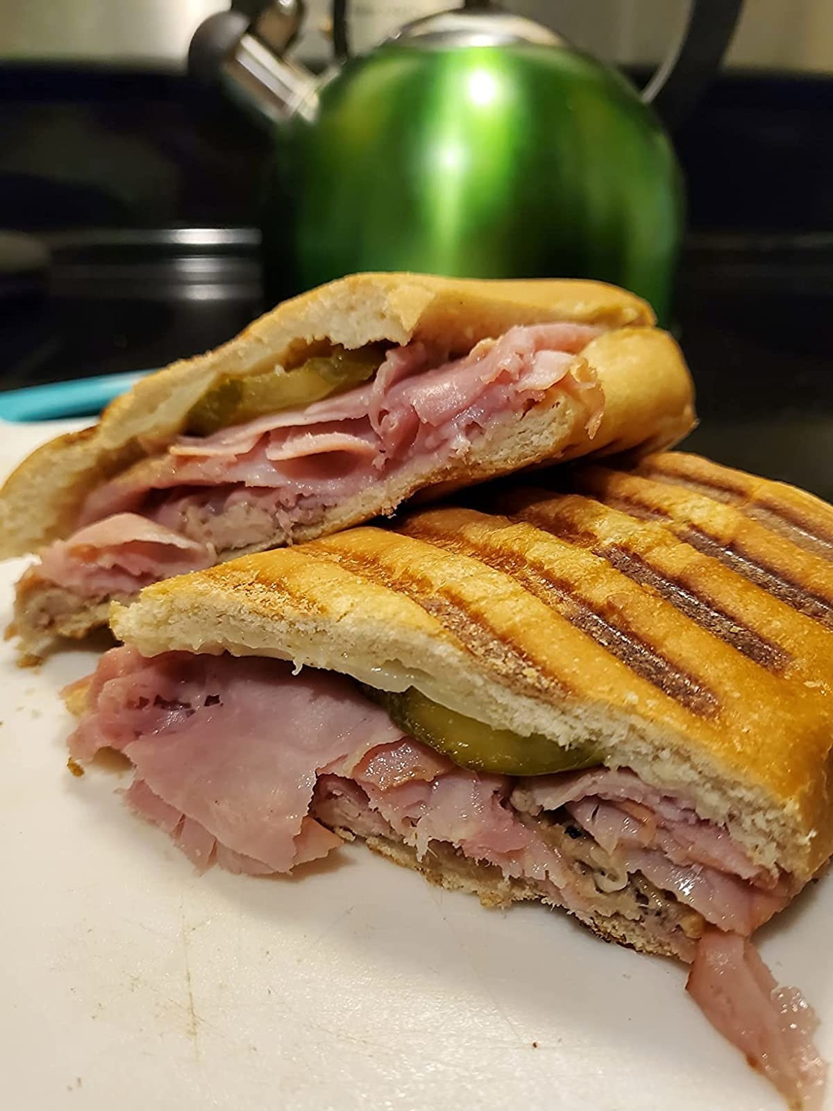 Reviewer image of sandwich made in panini press