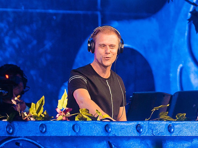 Armin DJing