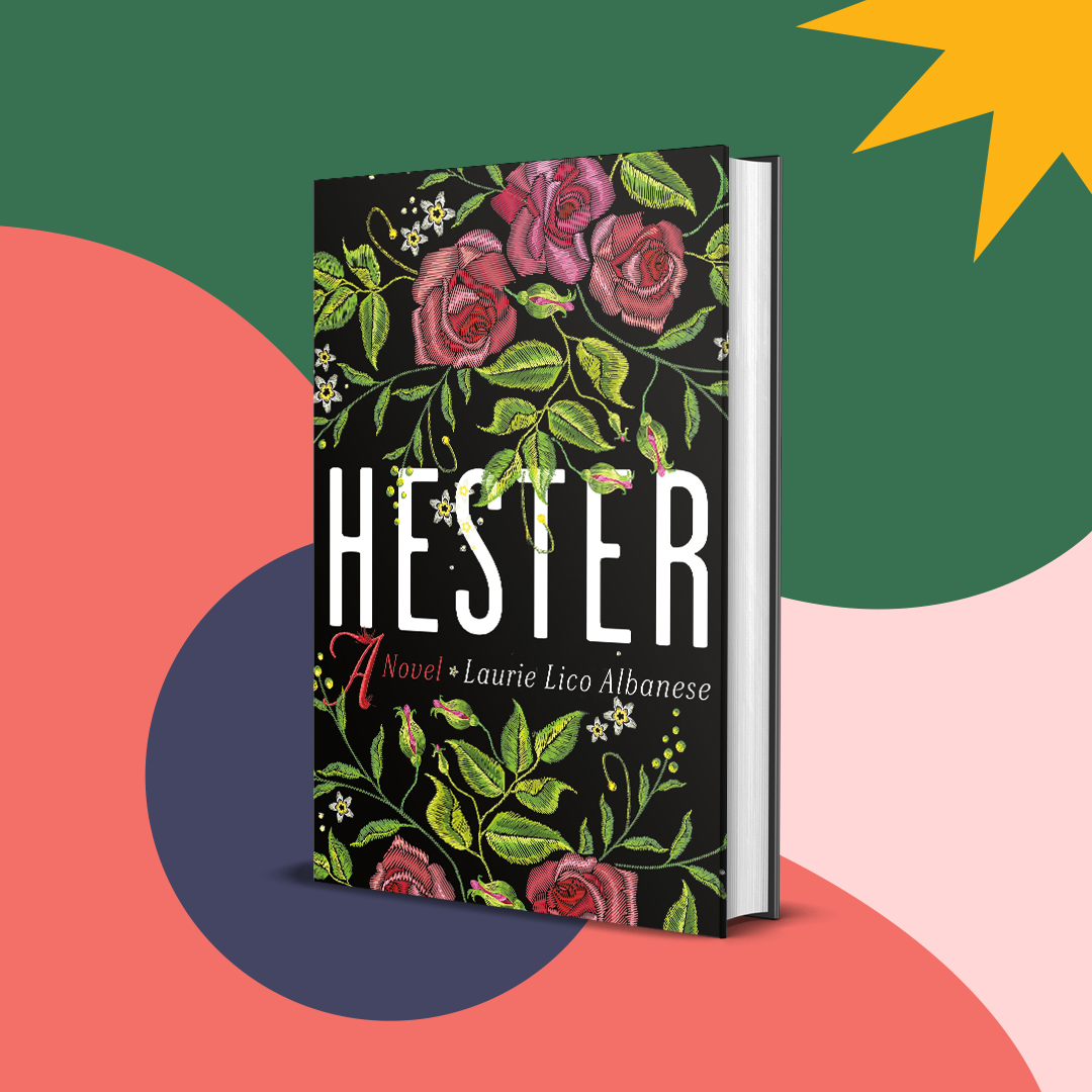 flowers on the book cover