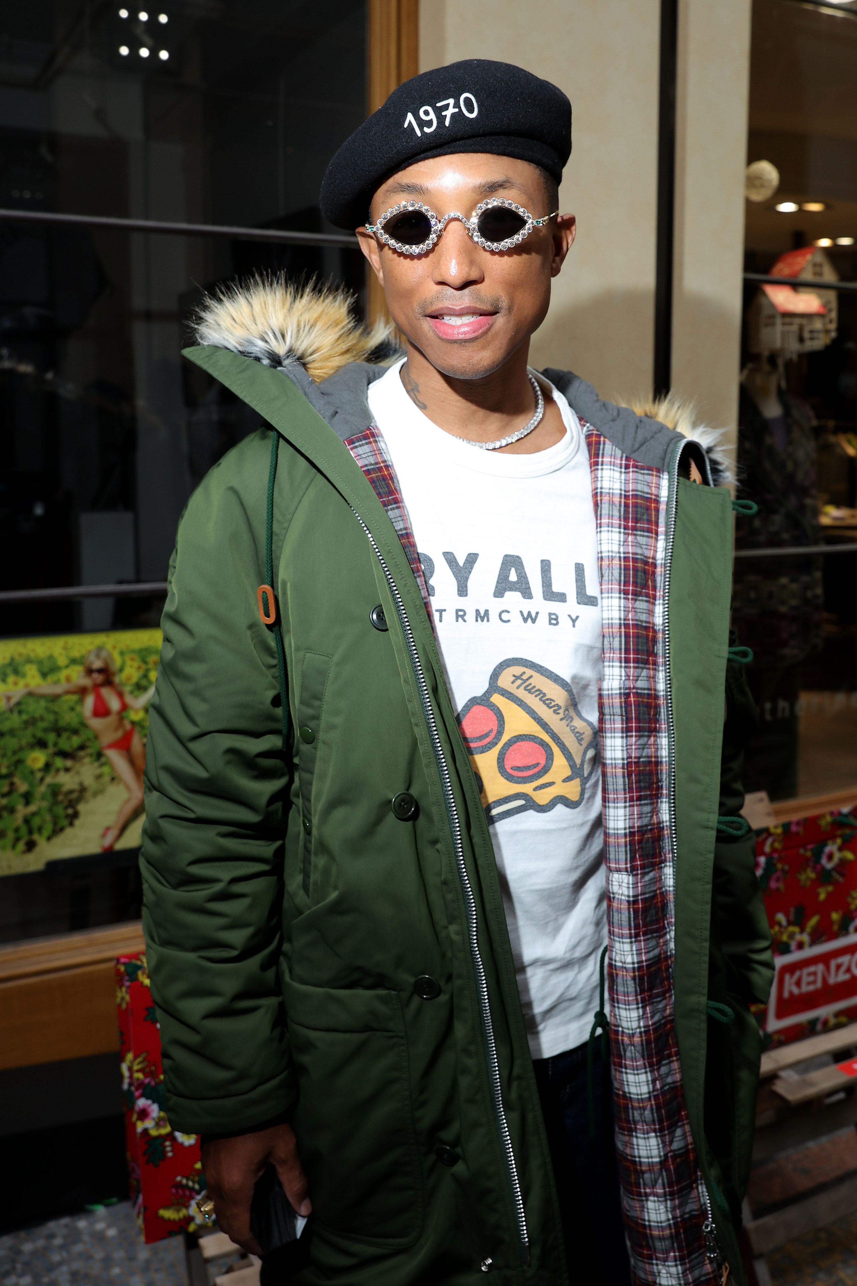 Pharrell Williams at Paris Fashion Week