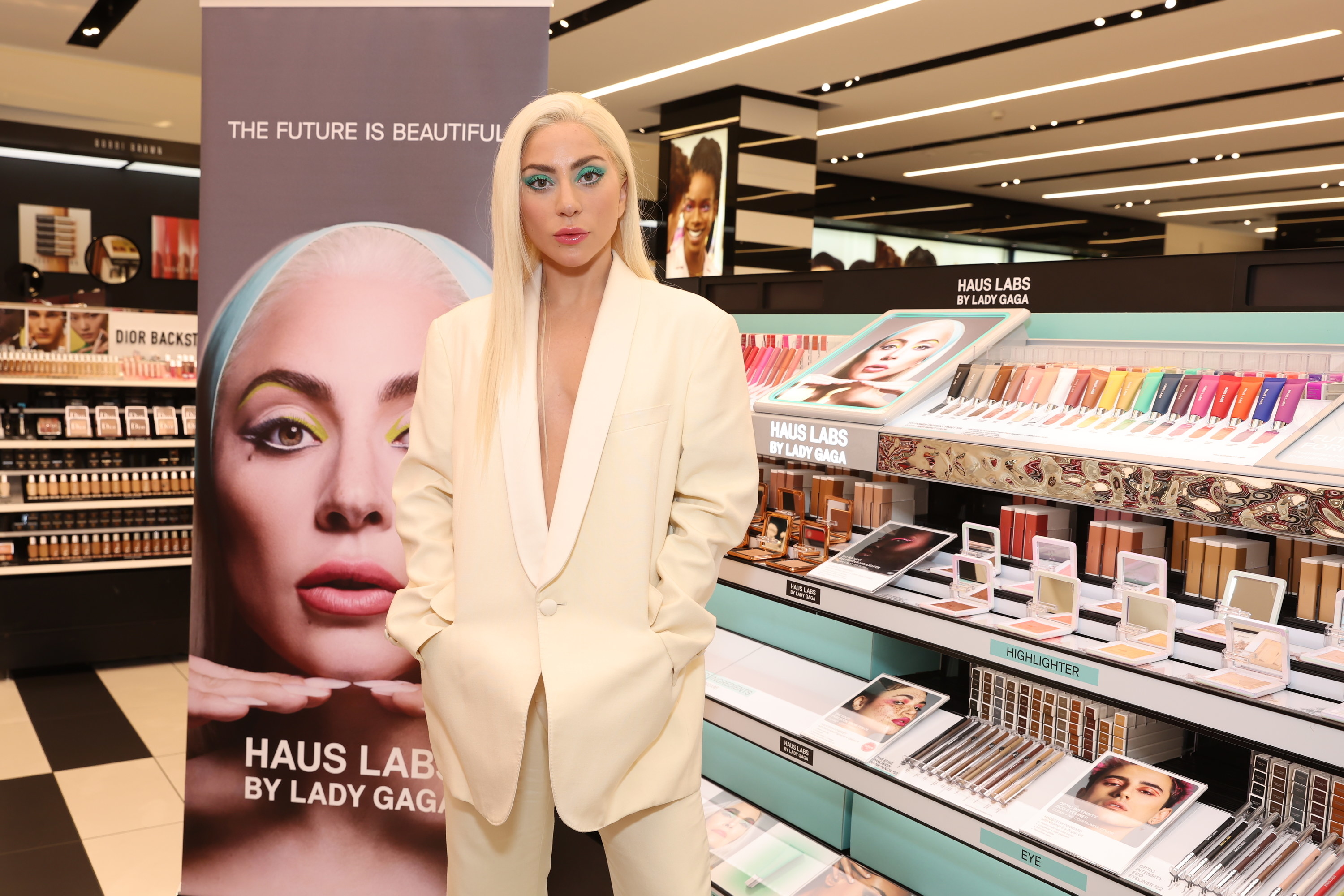 Lady Gaga at Sephora