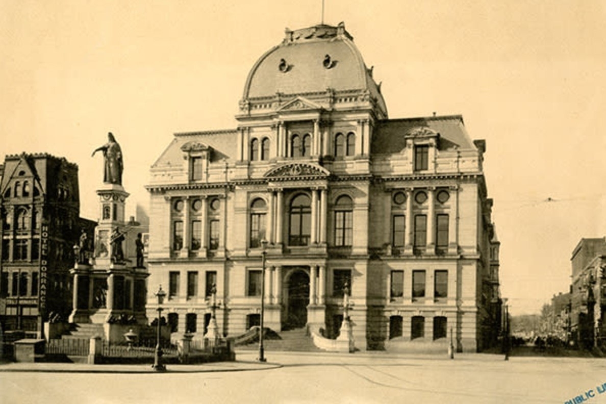 Historical photo of the City Hall