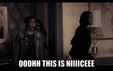 A gif of Tiffany Haddish saying &quot;ooohh this is nice&quot;
