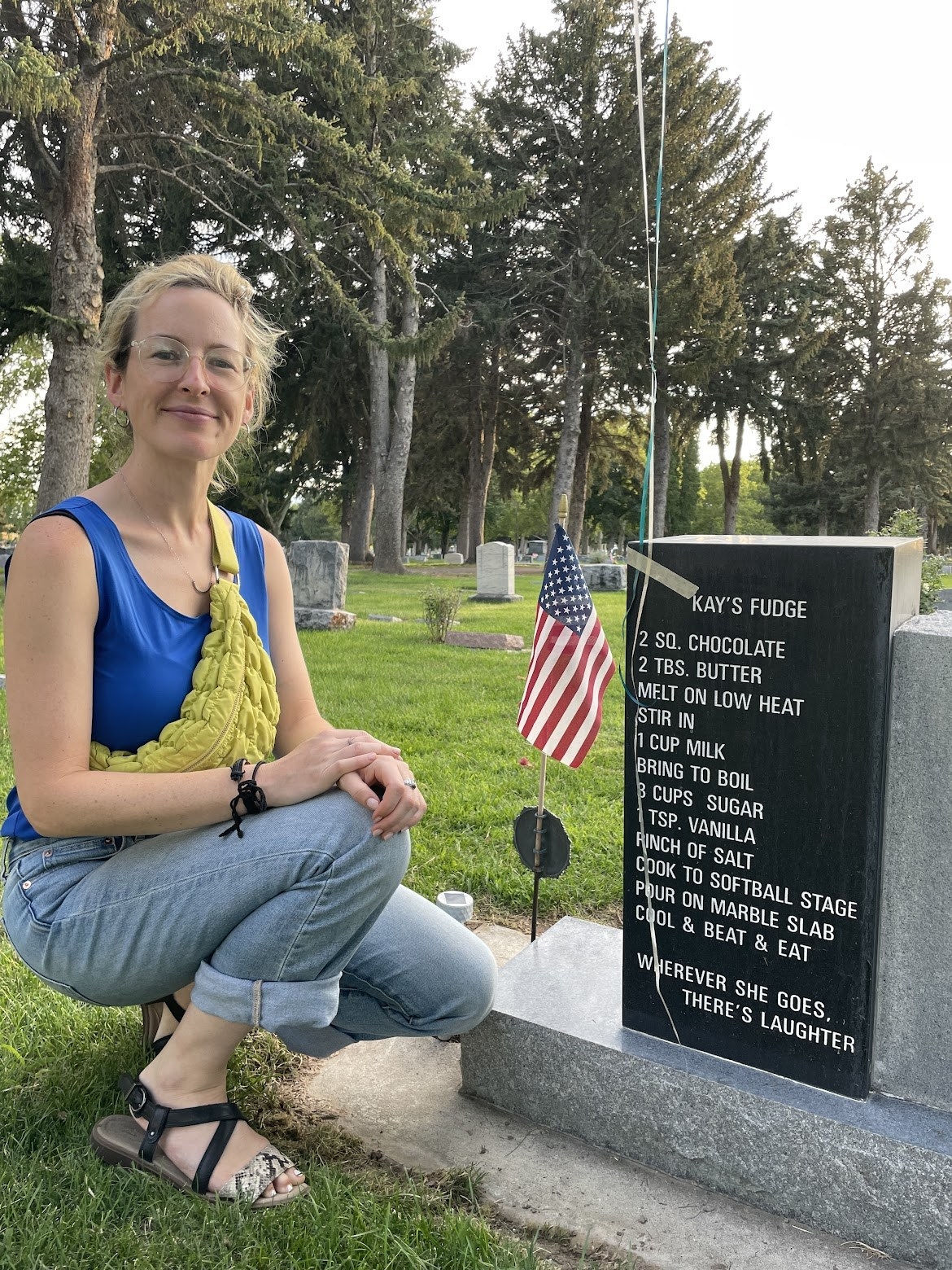 Woman Recreates Recipes On Gravestones - 93