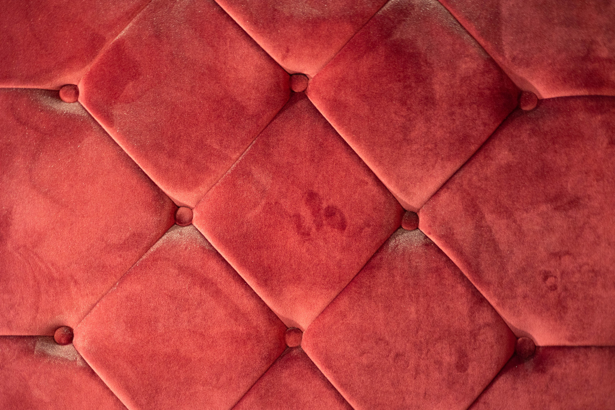 Closeup of a couch cushion
