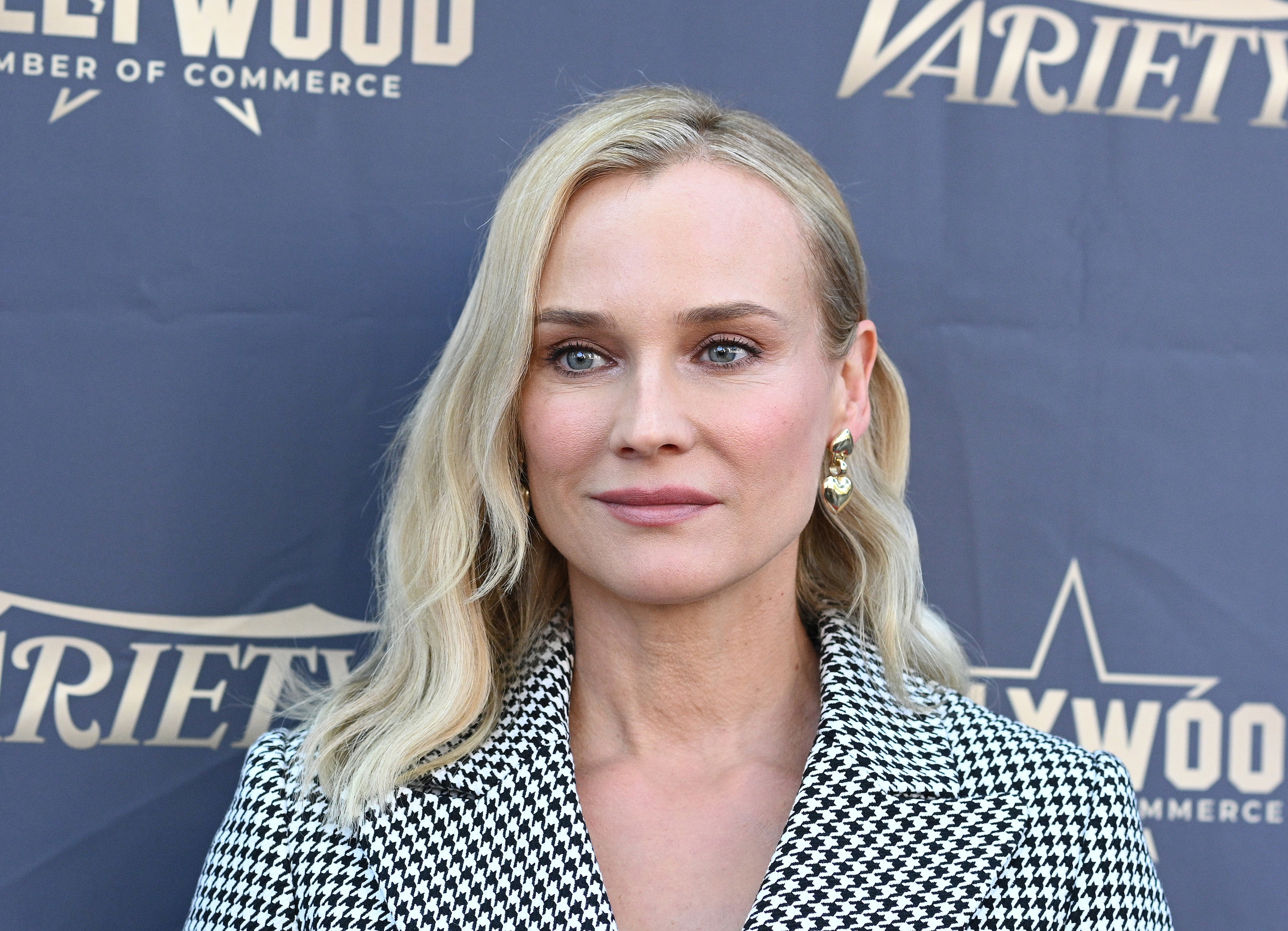 Diane Kruger at the Hollywood Walk of Fame red carpet