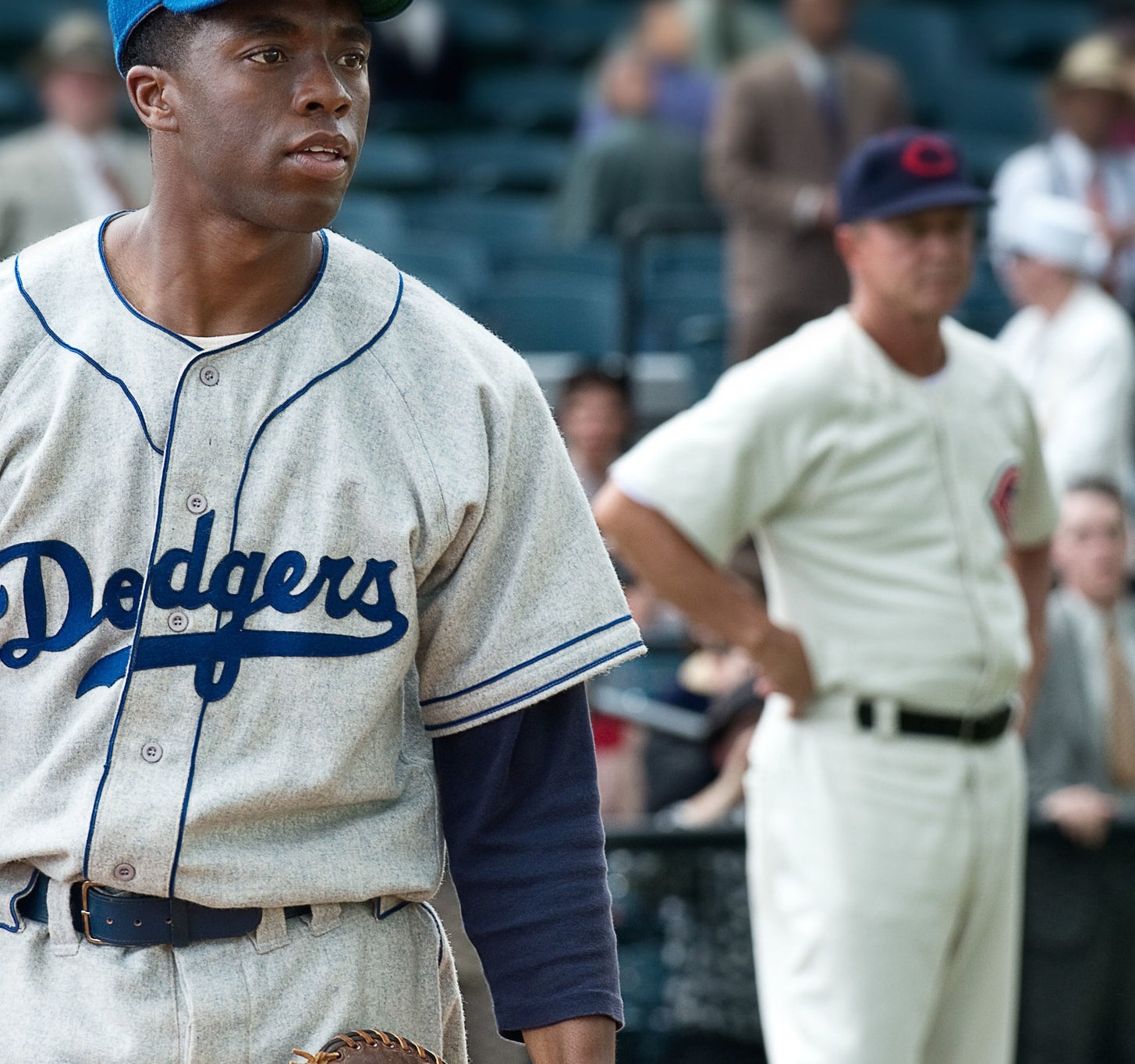 Chadwick in a Dodgers uniform