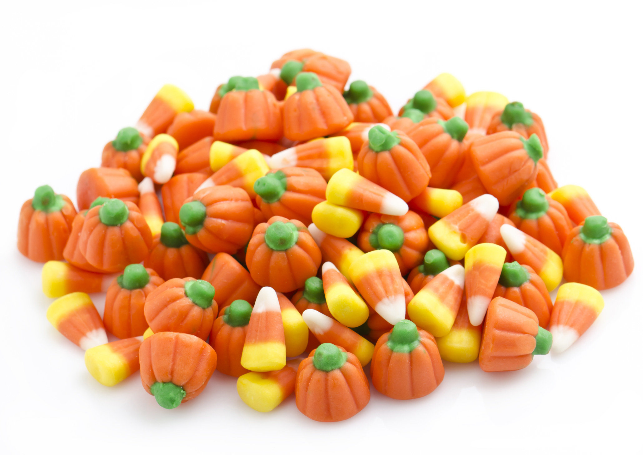 pile candy pumpkins