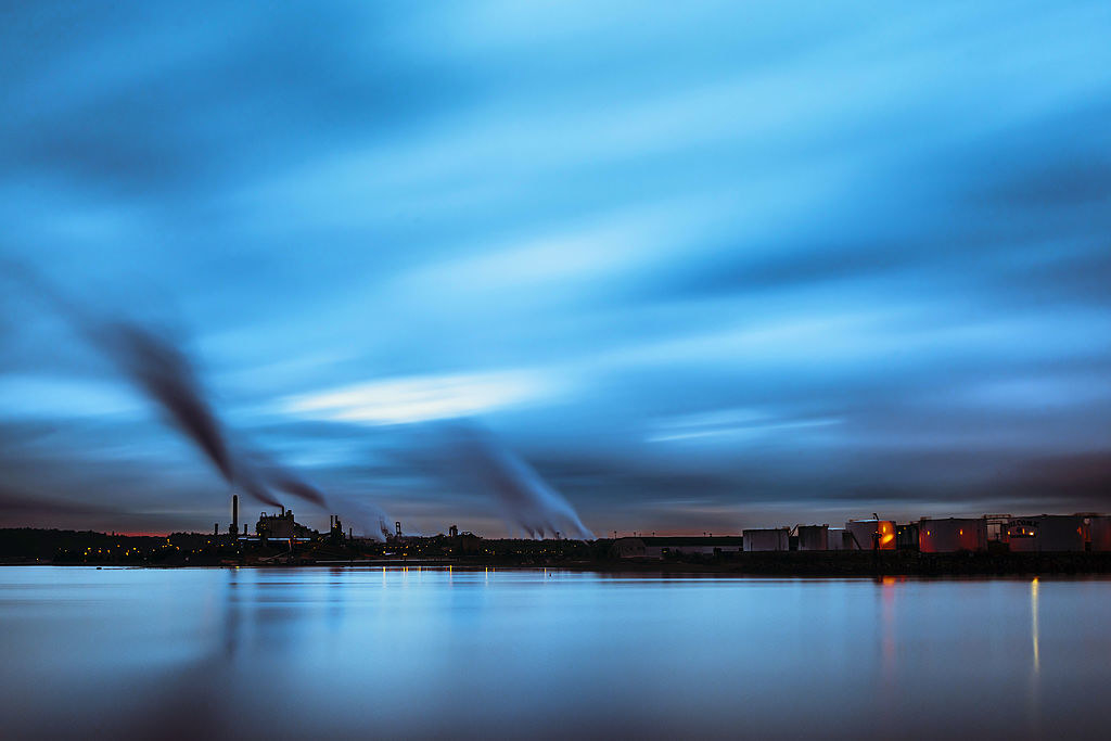 Long Exposure of the Simpson Tacoma Kraft Paper Mill