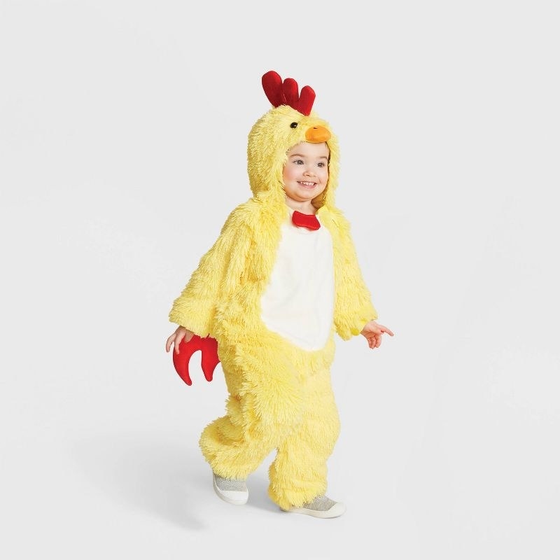 kid in chicken costume