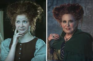 young and old winifred in hocus pocus 2