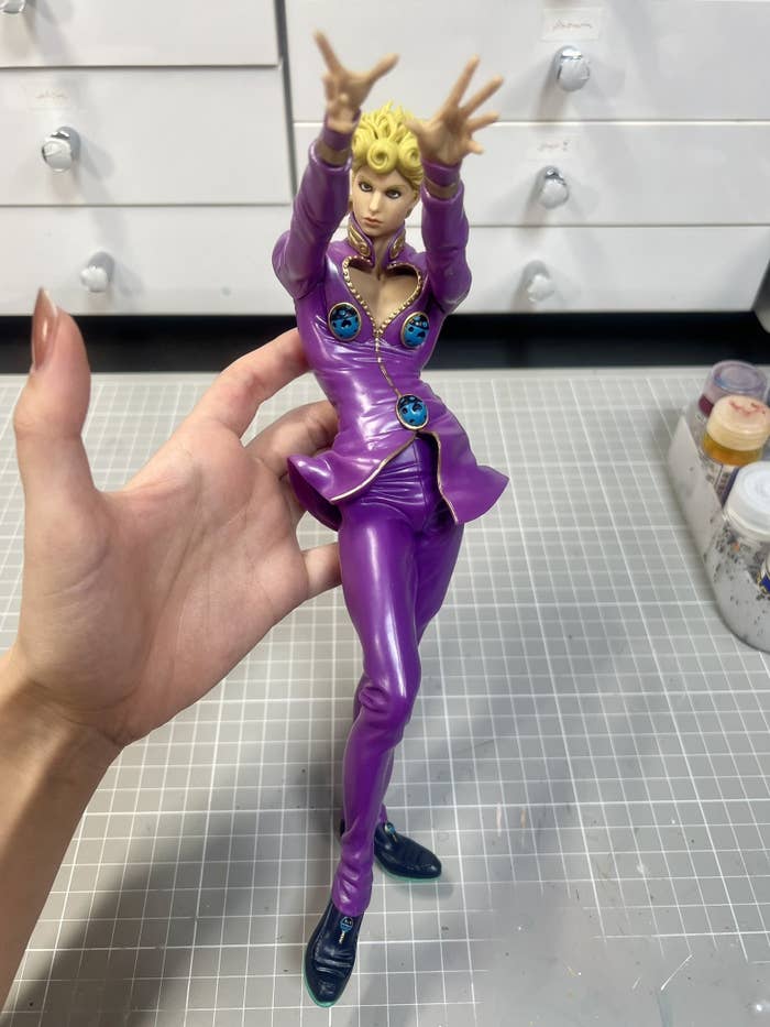 ジョォルノオォ・ジョバァァナァァ‼︎って感じ」ジョジョのフィギュア 