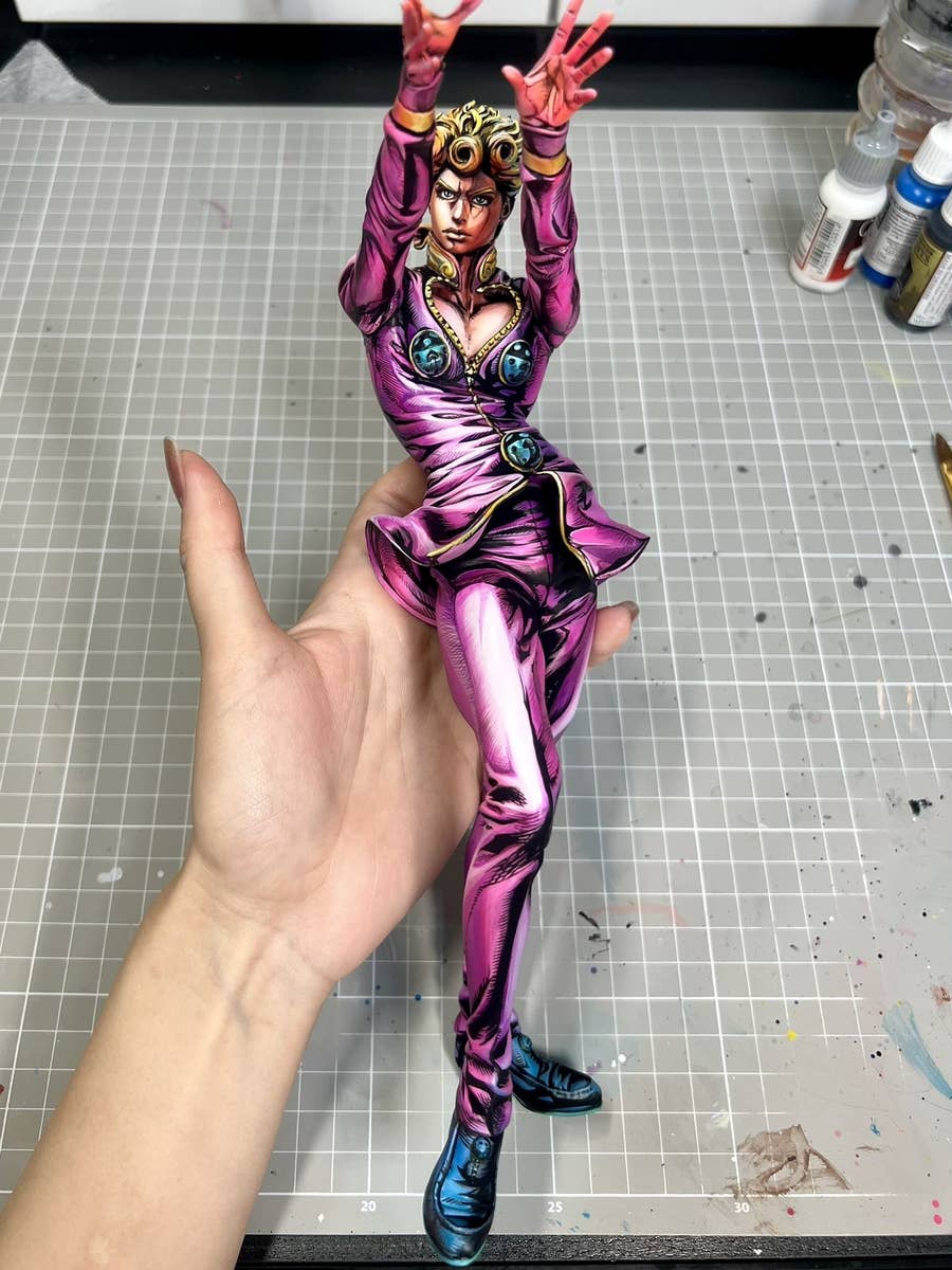 ジョォルノオォ・ジョバァァナァァ‼︎って感じ」ジョジョのフィギュア 